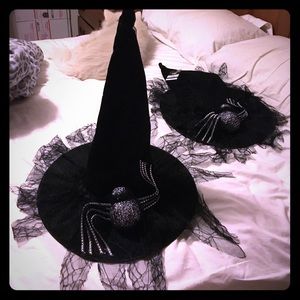 jcpenney Accessories - Halloween Black Spider Witches Hat jcpenney Accessories - Halloween Black Spider Witches Hat