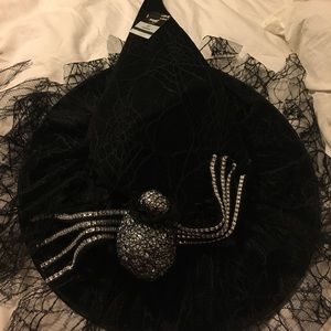 jcpenney Accessories - Halloween Black Spider Witches Hat jcpenney Accessories - Halloween Black Spider Witches Hat