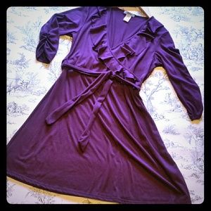 Beautiful Purple wrap dress