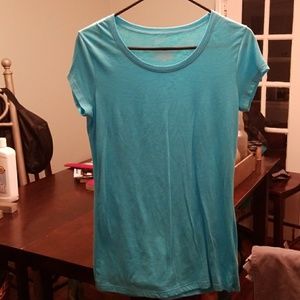 Blue short sleeve tee shirt