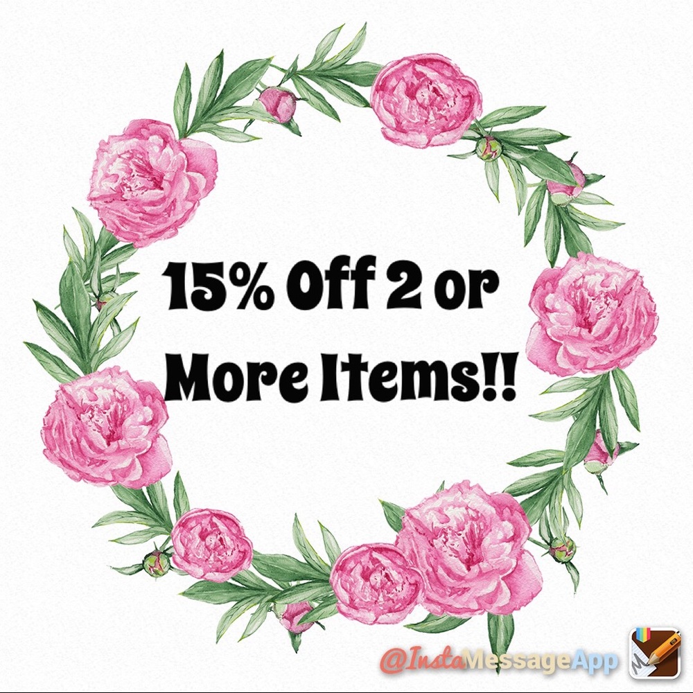 15% off 2 or more items & Same Day Shipping!