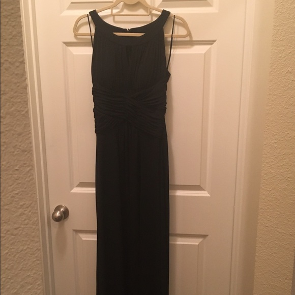 Black Floor Length Dress - Picture 2 of 5