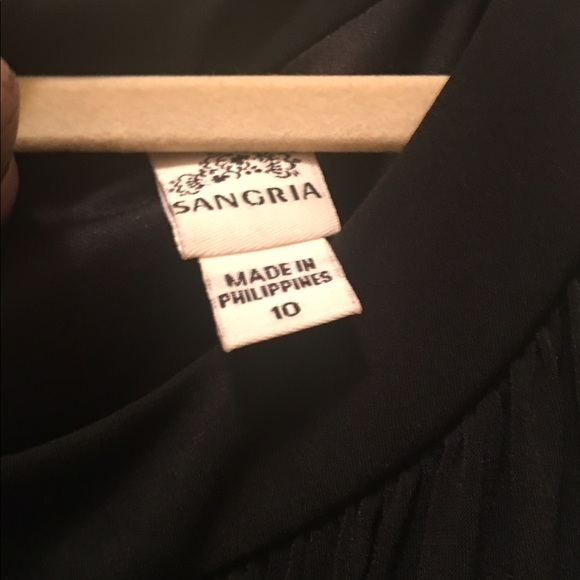 Black Floor Length Dress - Picture 4 of 5