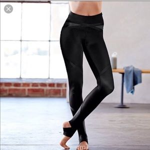 Black silky Victoria Secret yoga sport pants