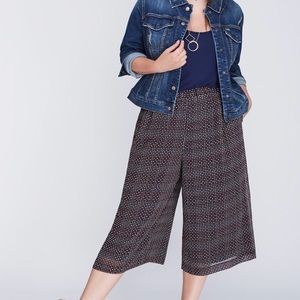 Lane Bryant printed Palazzo Culotte