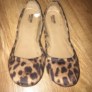 Leopard ballet flats - size 6.5