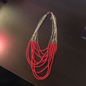 Pier 1 necklace.  Coral