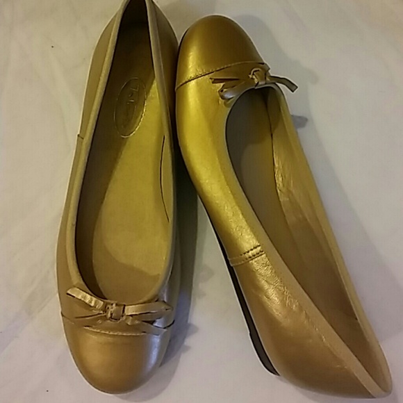 Talbots Shoes Talbots Leather Flat Shoes Sz 7m Poshmark