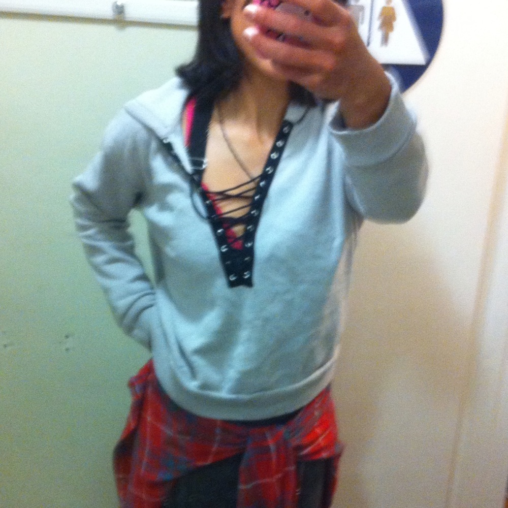 CUT and PASTE Corset Sweatshirt