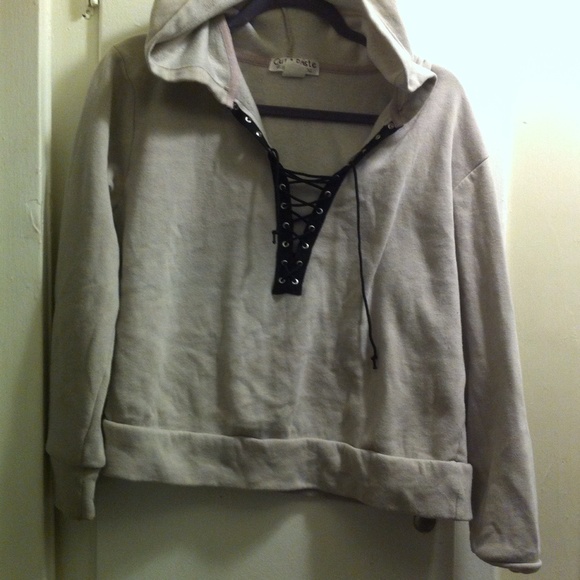 CUT and PASTE Corset Sweatshirt - Picture 2 of 4