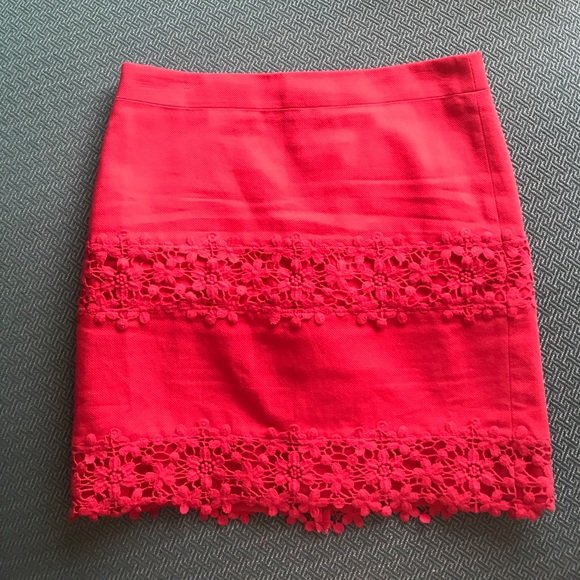 J. Crew Dresses & Skirts - J.Crew beautiful red skirt like new