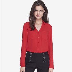 Express Slim Fit Convertible Sleeve Portofino