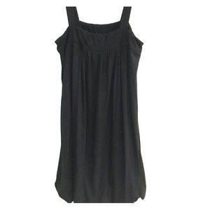 Black casual tank dress