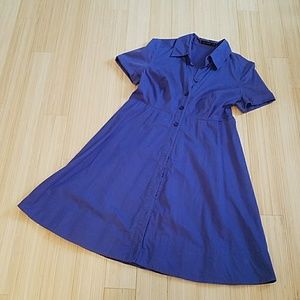 The Limited Blue Shirtdress Size 12
