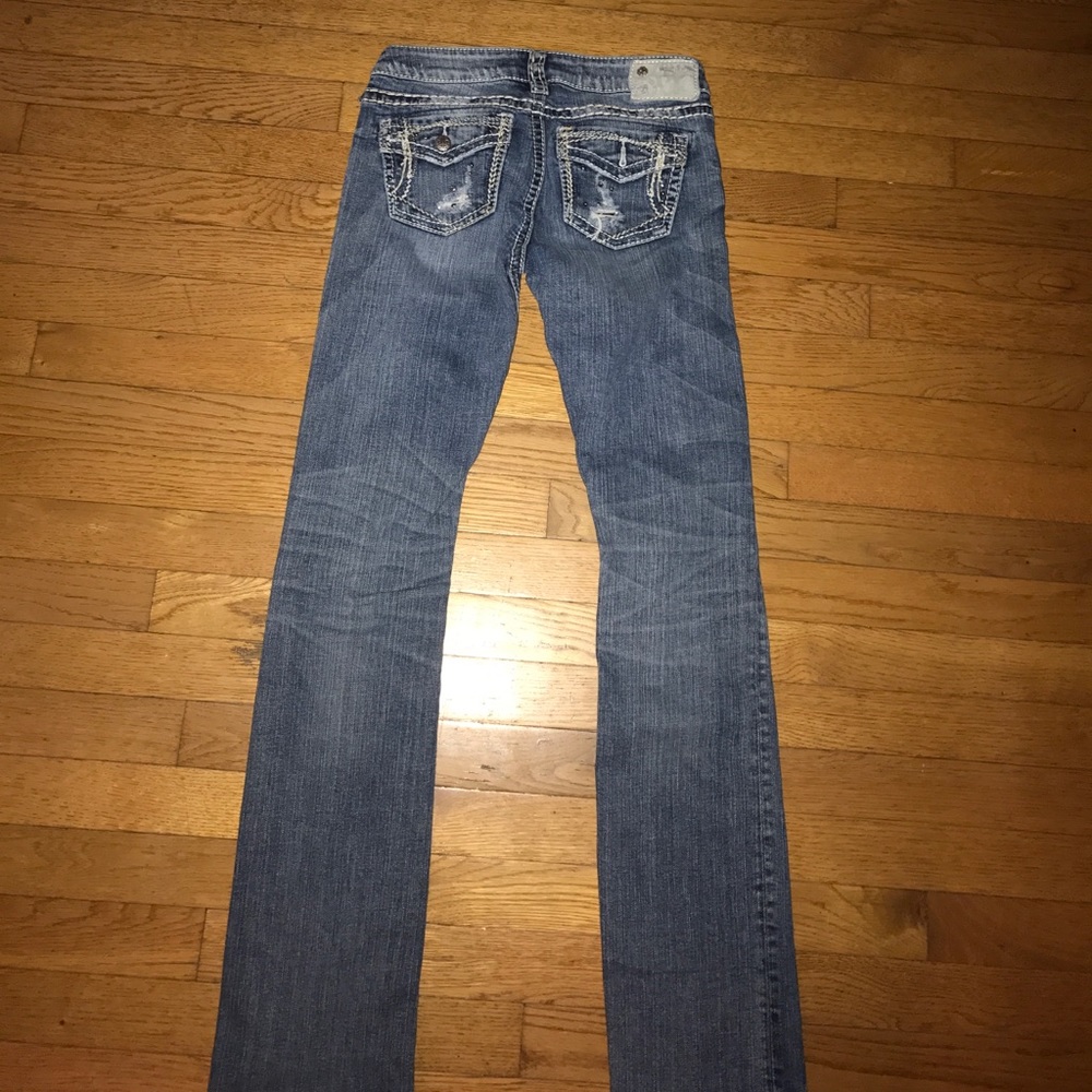SILVER SLIM BOOT JEANS
