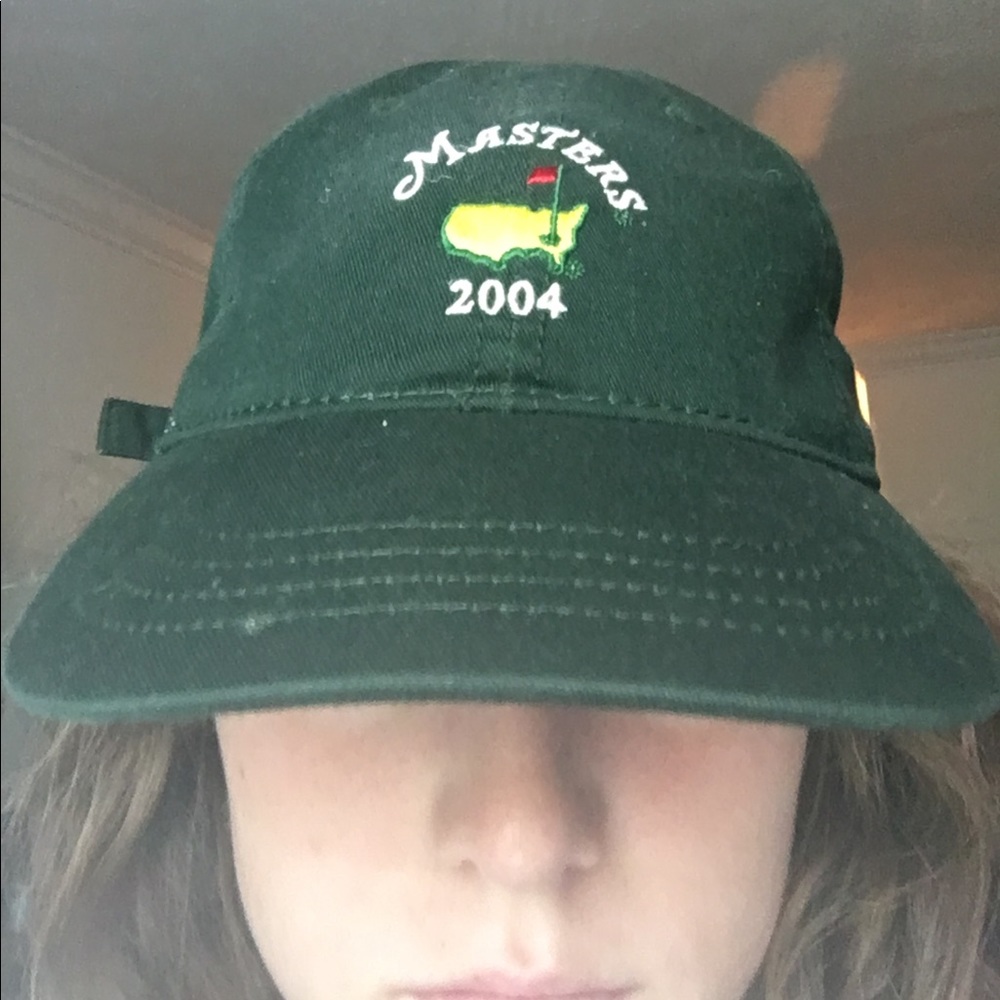 2004 green Masters golf tournament hat