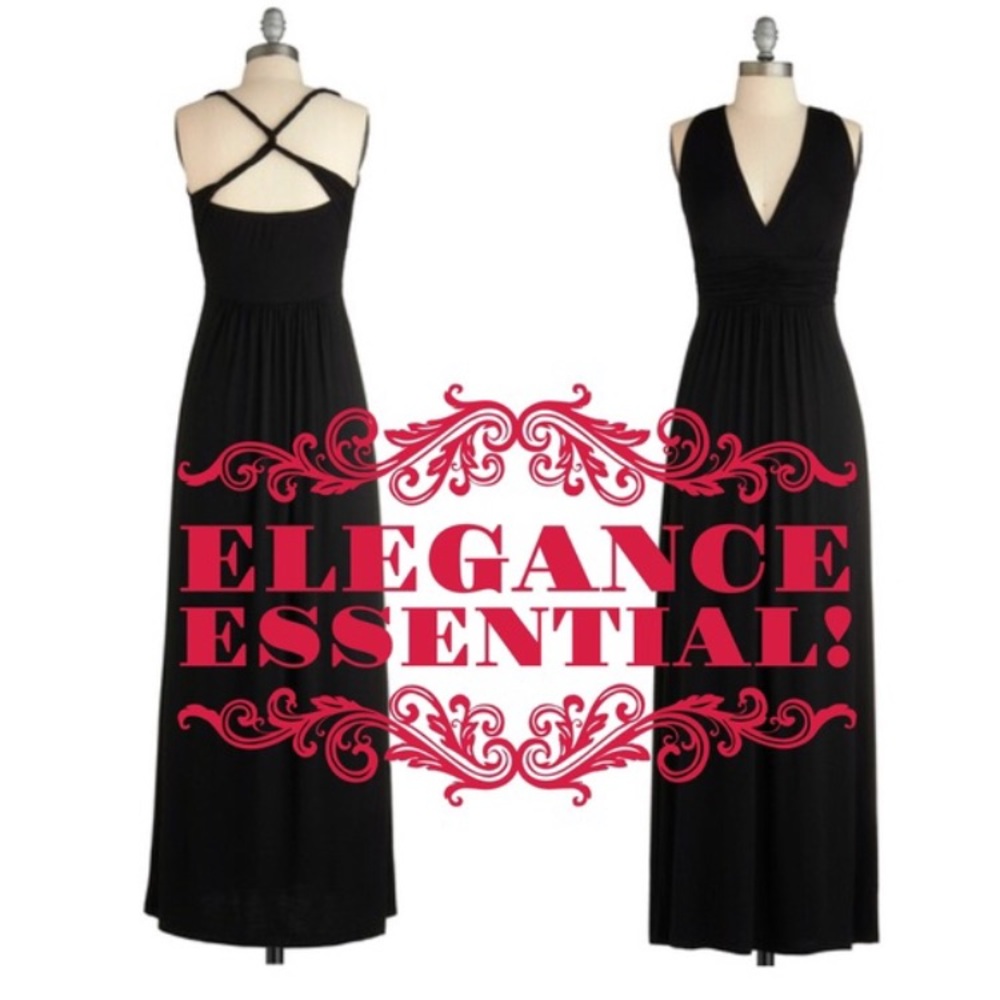 NWOT ModCloth "Holiday in Paradise" Black Size XL