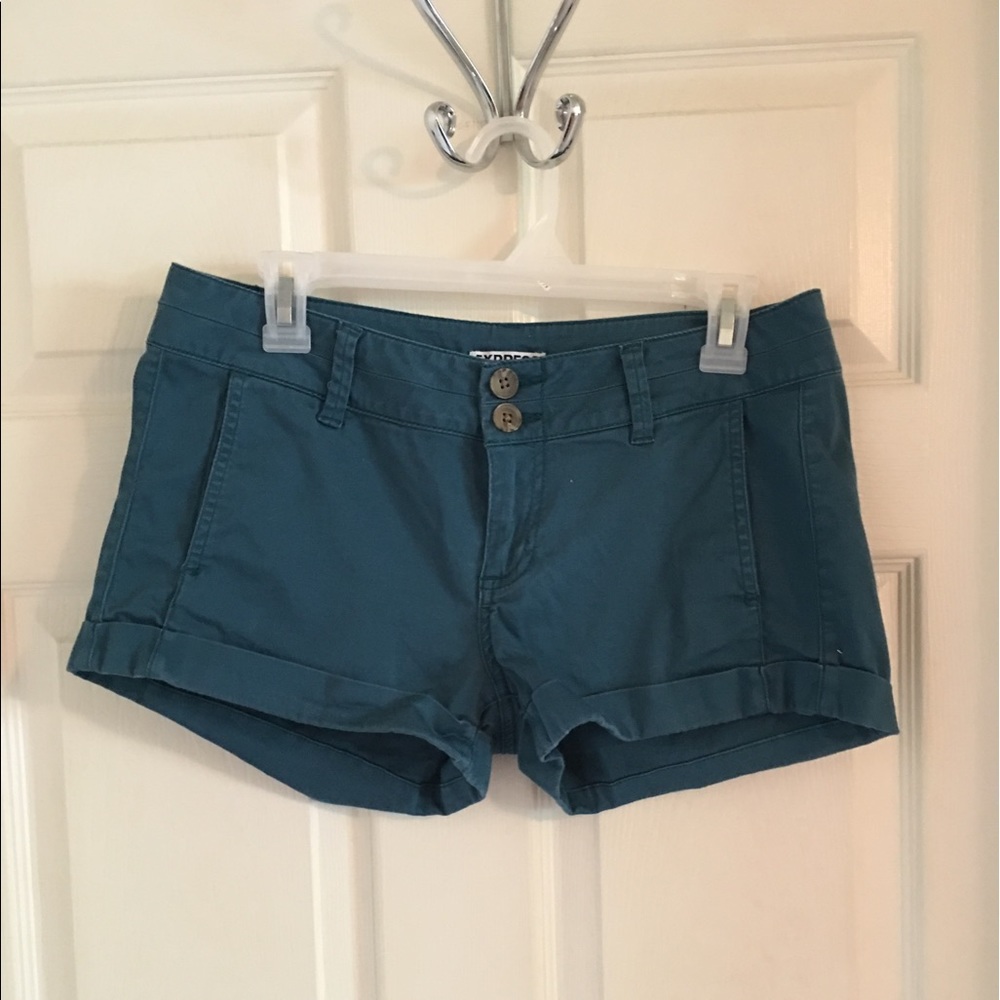 Turquoise shorts