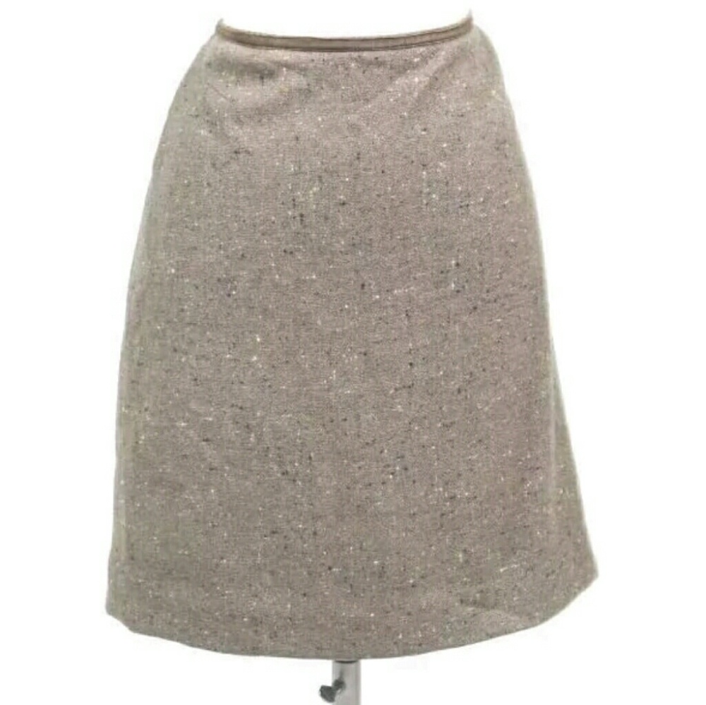 Brooks Brothers Preppy Olive Wool Skirt Size 6 EUC