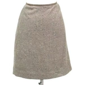 Brooks Brothers Preppy Olive Wool Skirt Size 6 EUC