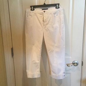White Capri Jeans
