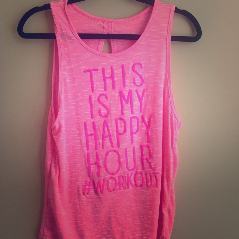 Workout tank shirt