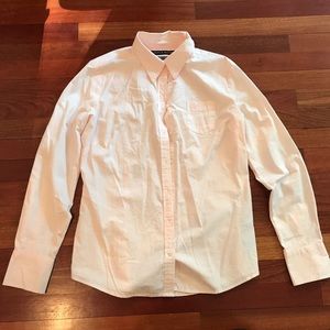 Pink and white striped Tommy Hilfiger button down