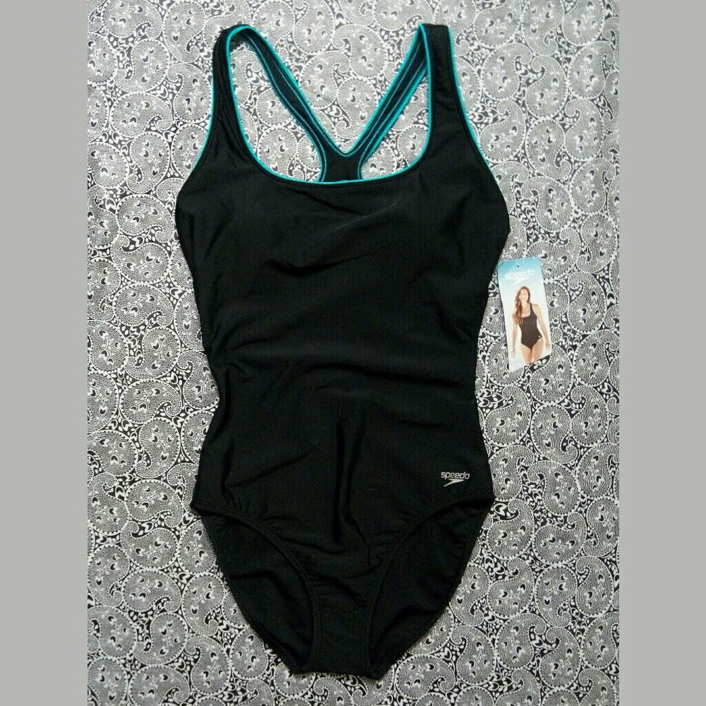 NWT Women's Speedo Swimsuit Ultraback Size 12