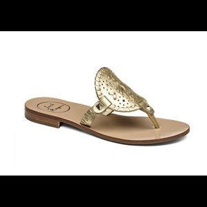 Jack Rogers Georgica Gold Sandals