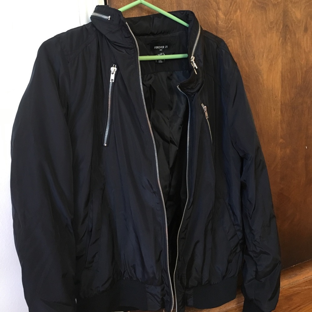 Forever 21 black biker jacket