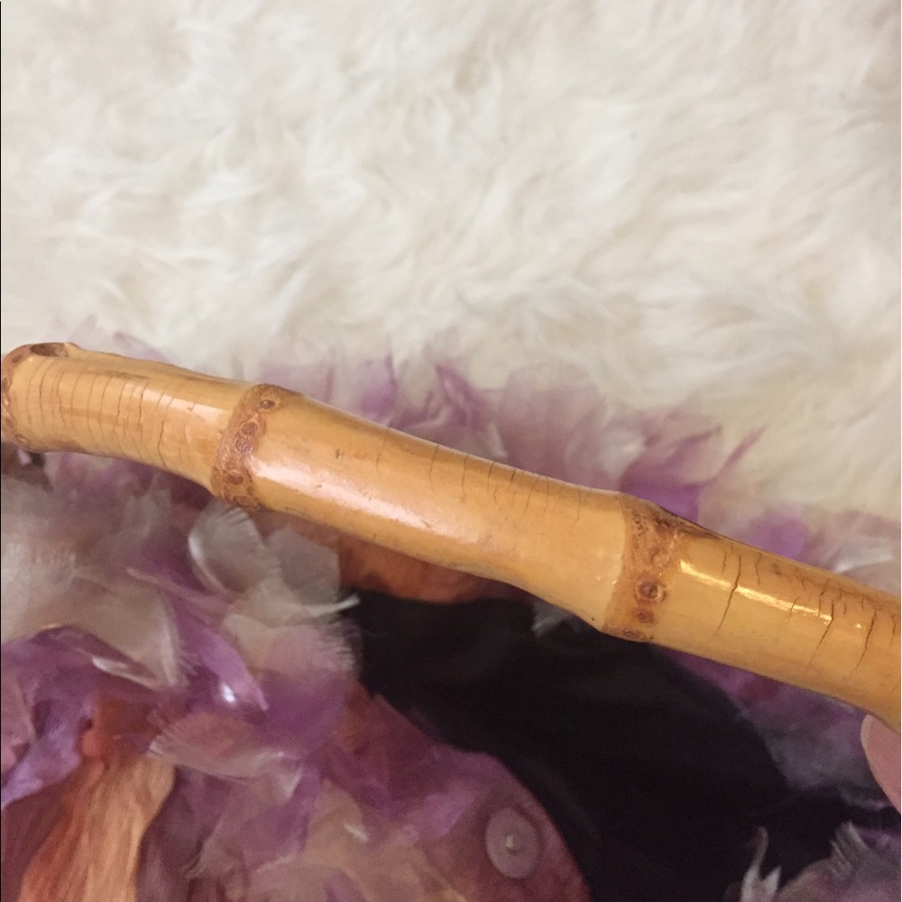 Fabulous froufrou bag with bamboo handle - Picture 7 of 7