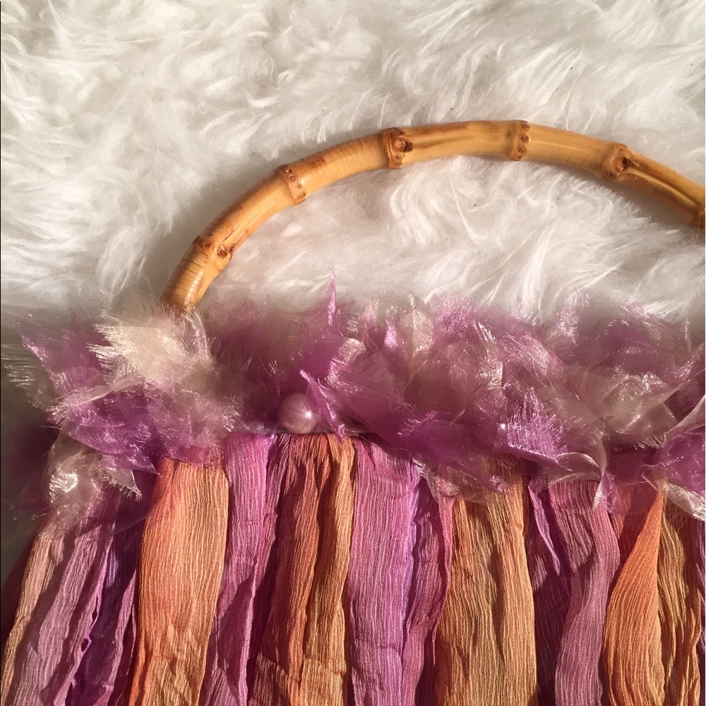 Fabulous froufrou bag with bamboo handle - Picture 2 of 7