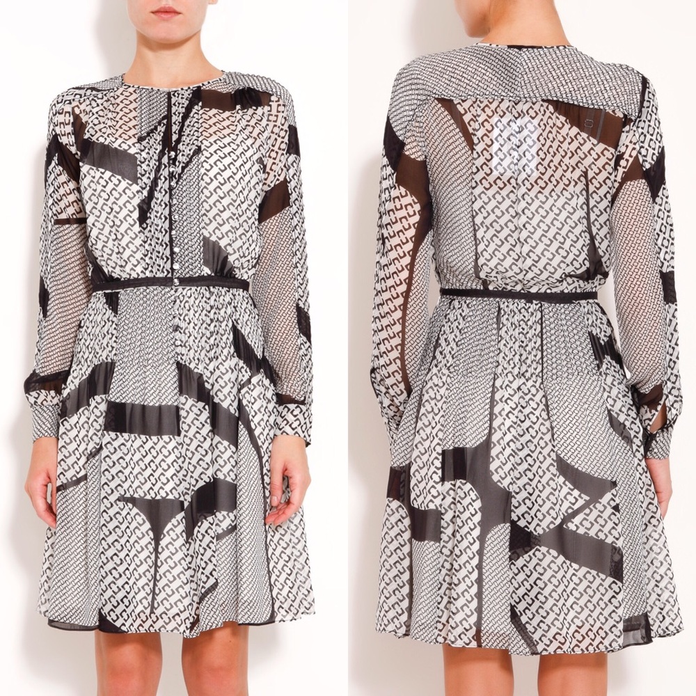 🆕{DVF} Tawney Pintuck Dress Chainlink Logo