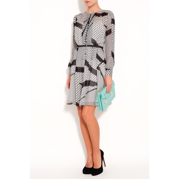 ?{DVF} Tawney Pintuck Dress Chainlink Logo