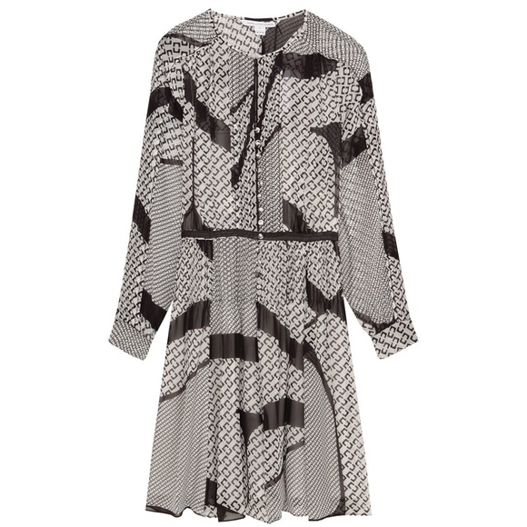 ?{DVF} Tawney Pintuck Dress Chainlink Logo