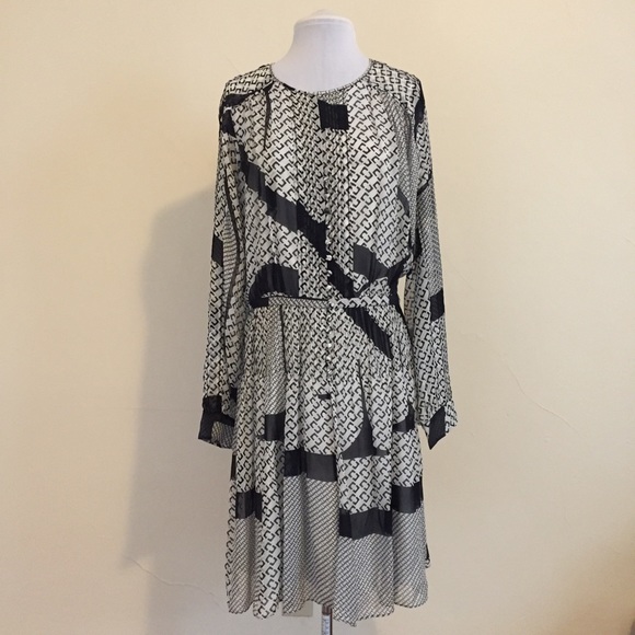 ?{DVF} Tawney Pintuck Dress Chainlink Logo