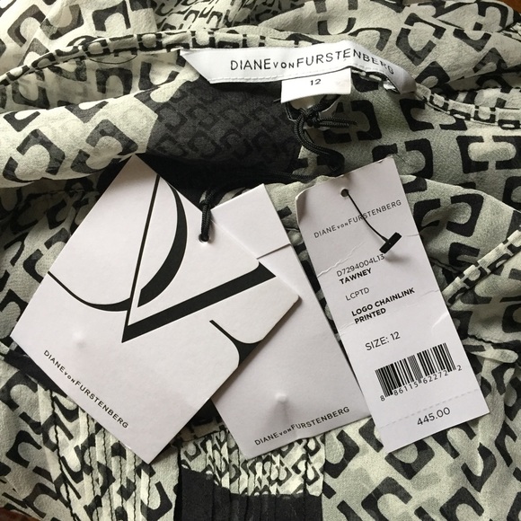 ?{DVF} Tawney Pintuck Dress Chainlink Logo