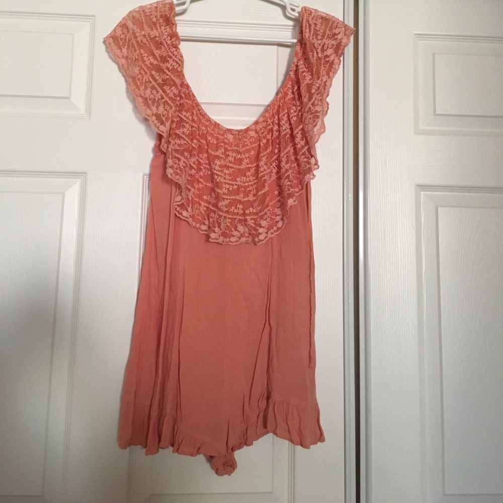 Urban outfitters Off the shoulder, lace romper