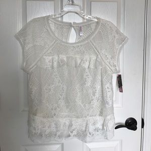 White Lace Shirt
