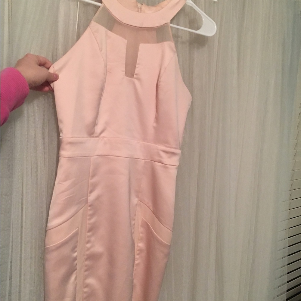Light pink cocktail dress