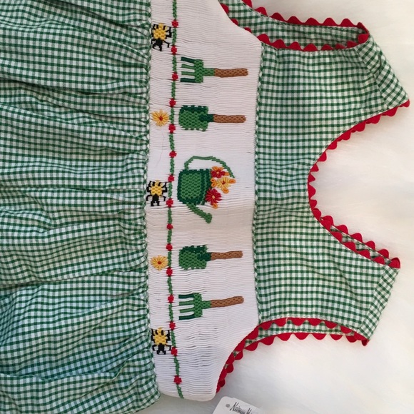 New. Vive la Fete Garden motif toddler romper - Picture 5 of 5