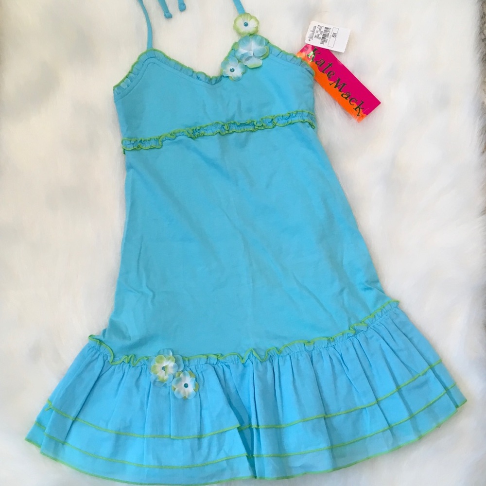 NWT Kate Mack girls halter sundress