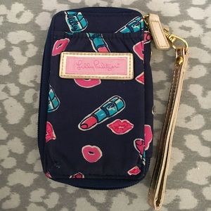 lilly pulitzer cellphone wristlet