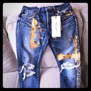 Moussy Embellished Jeans