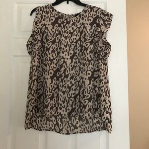 The Limited flutter sleeve top.  Worn twice