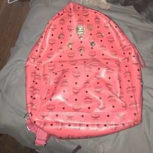 Mcm pink backpack
