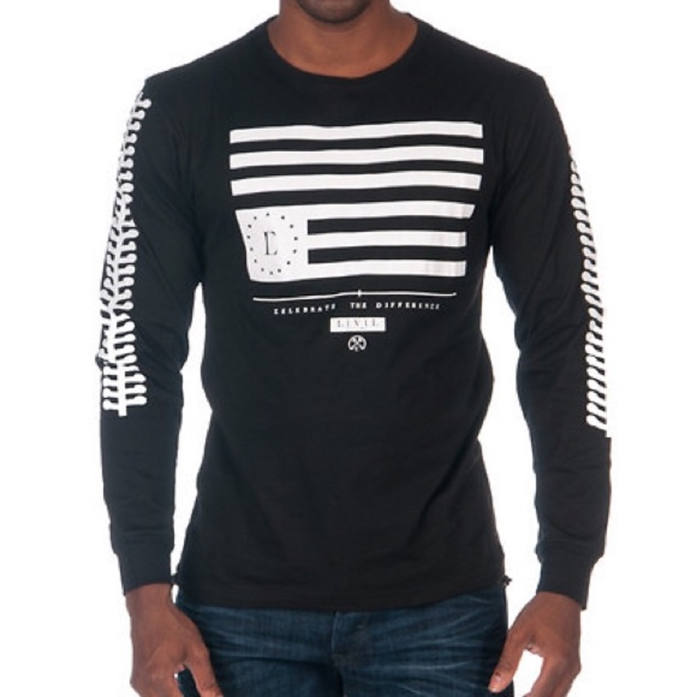 Civil Ruthless Flag Long Sleeve Tee