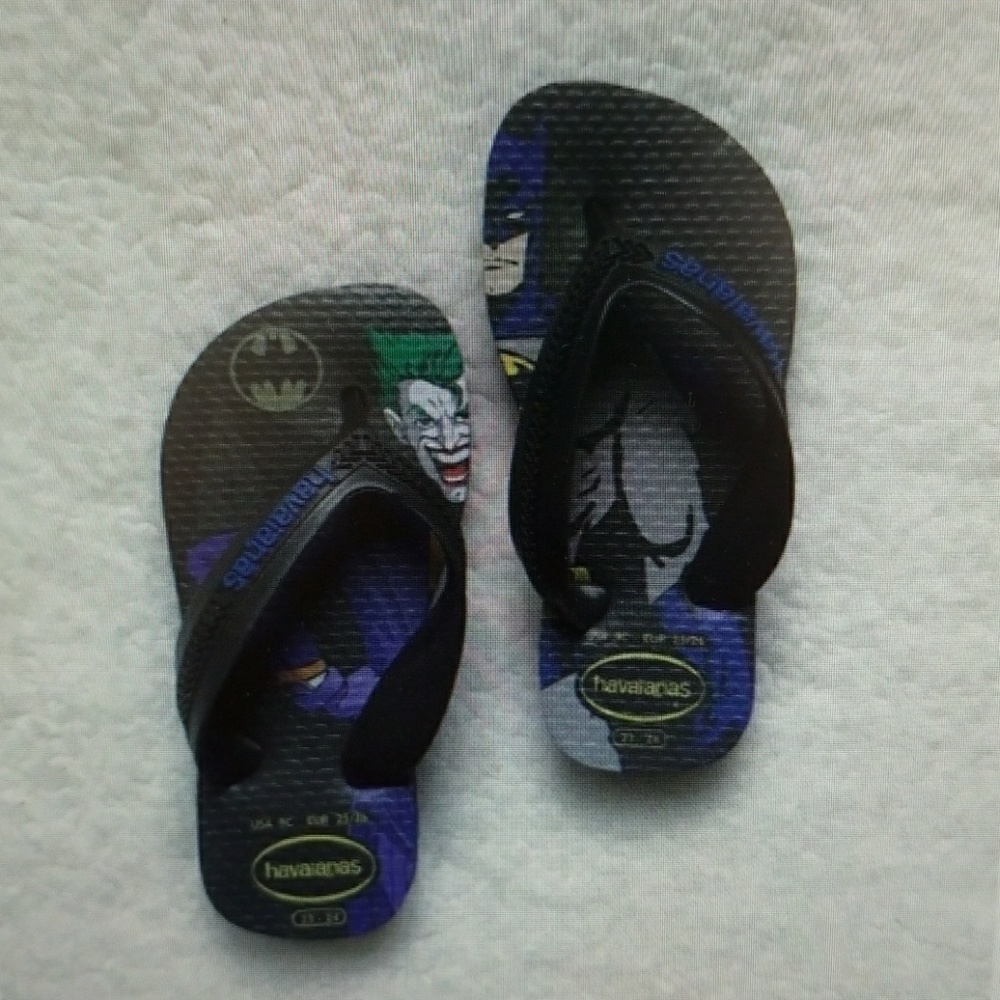 Havaianas Batman and Joker flip flops🐶
