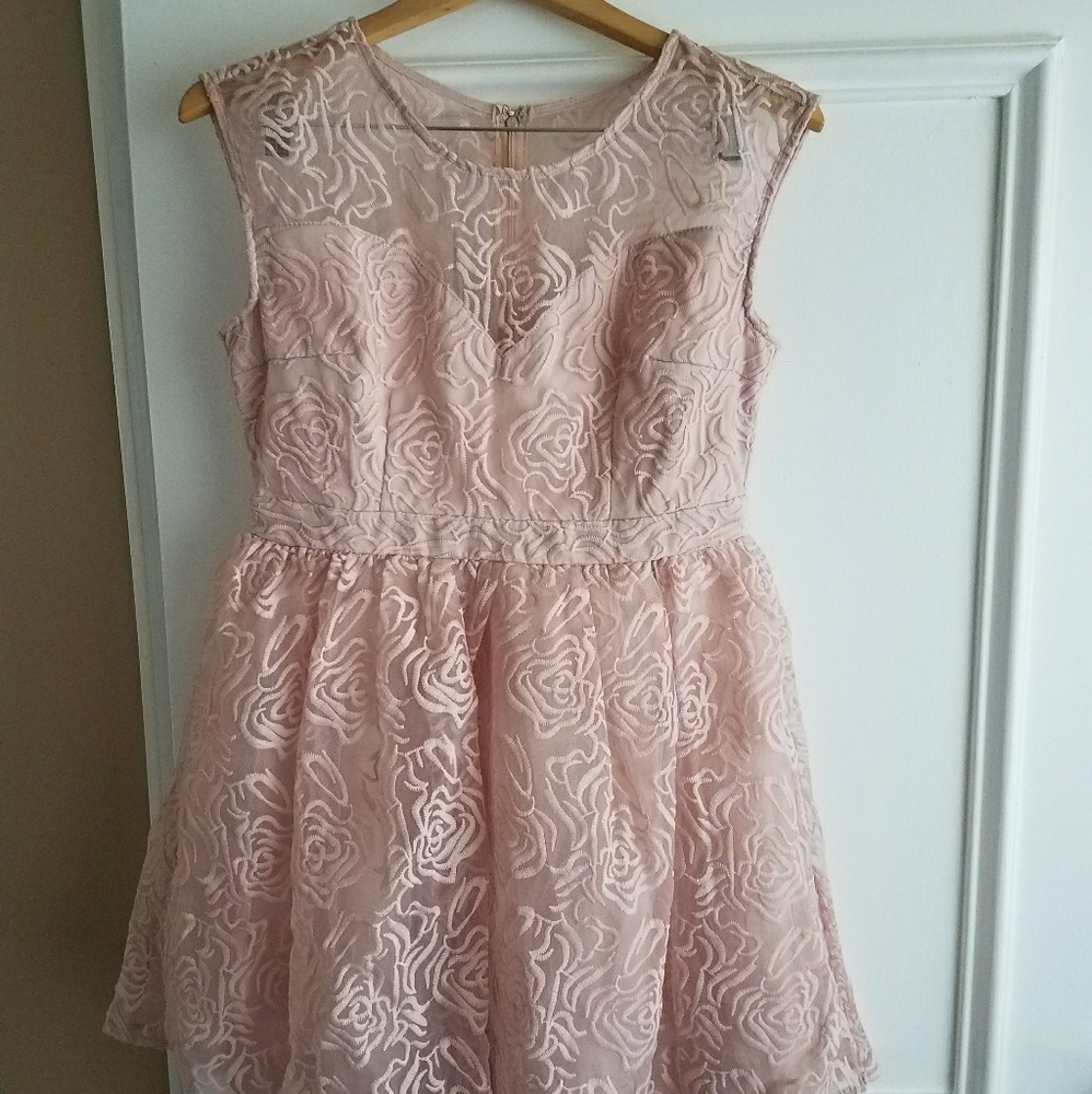 NWT Gorgeous Blush Pink Boutique Dress