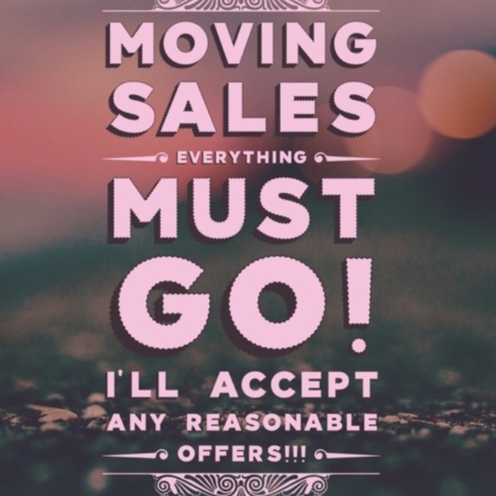 🎉MOVING SALE!! 🎉 Dropping Prices for 24 hours!!!